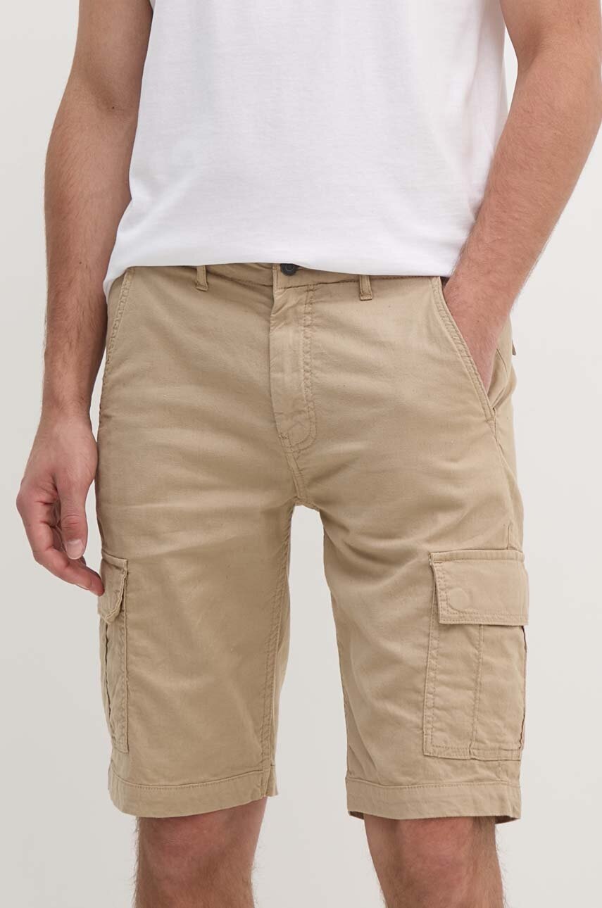 

Къс панталон с лен Guess в бежово M4GD17 WFBXA, Бежов