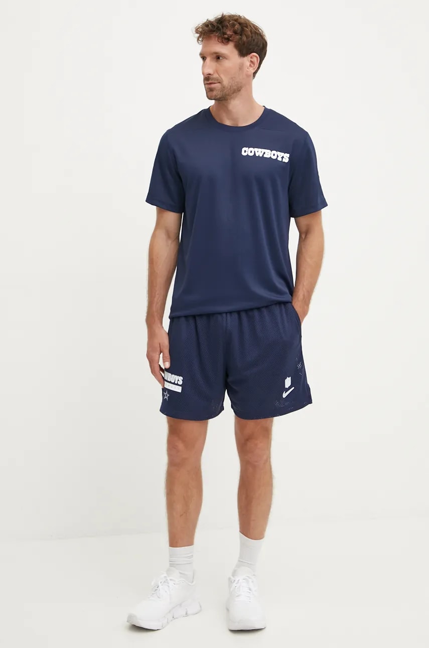 Тренировочные шорты Nike New England Patriots цвет синий 02EO.044P.7RD Тренировочные шорты Nike New England Patriots цвет синий 02EO.044P.7RD
