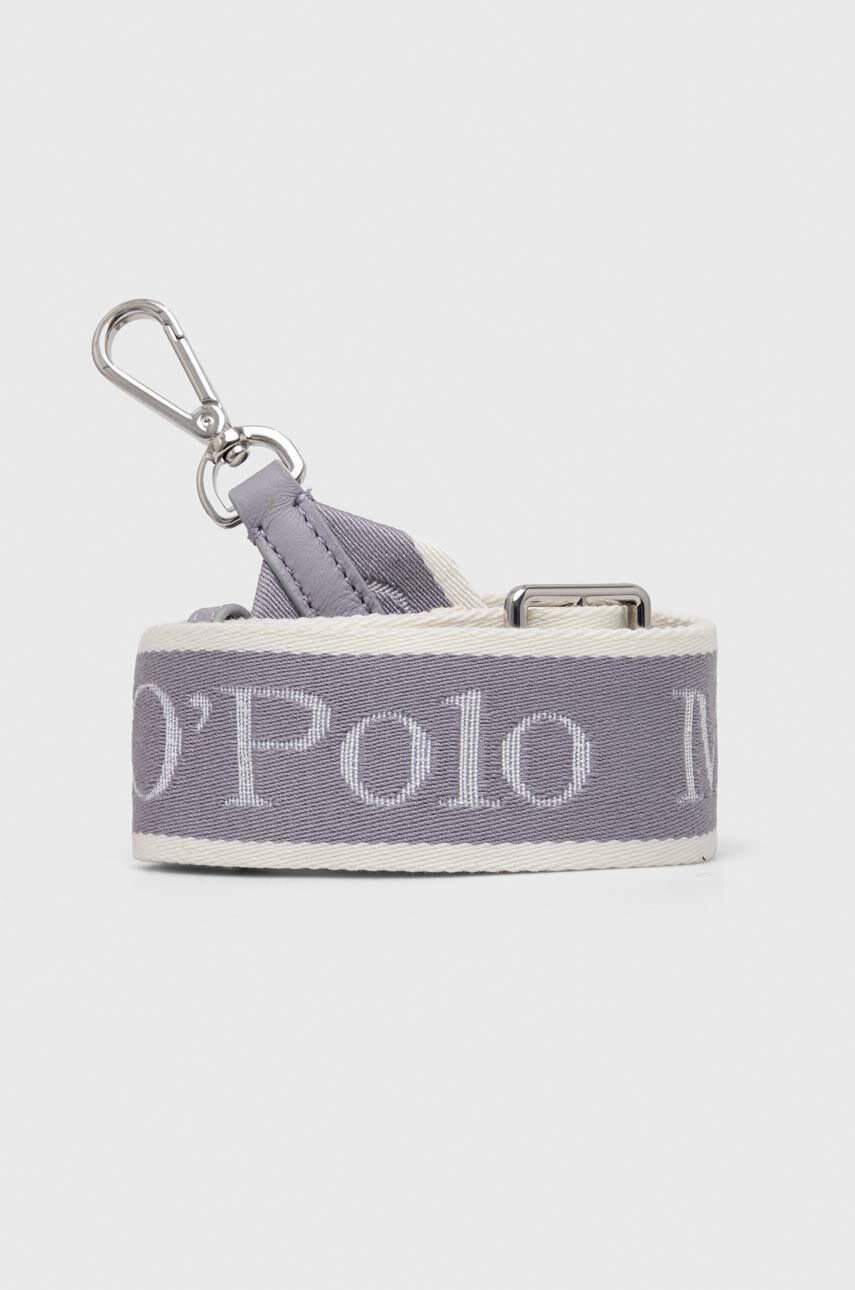 Levně Popruh na kabelku Marc O'Polo fialová barva