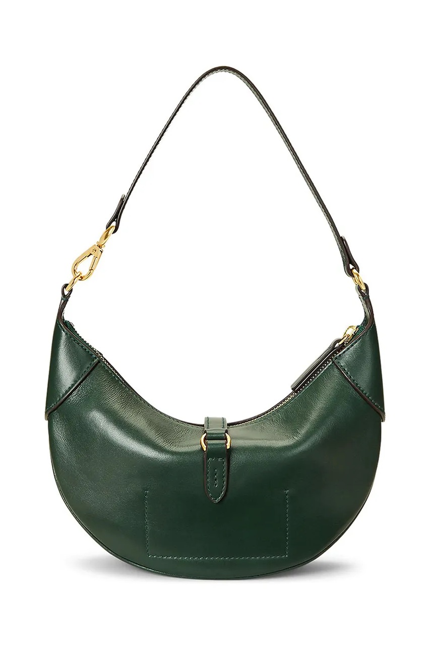 Кожаная сумочка Polo Ralph Lauren цвет чёрный 428871248