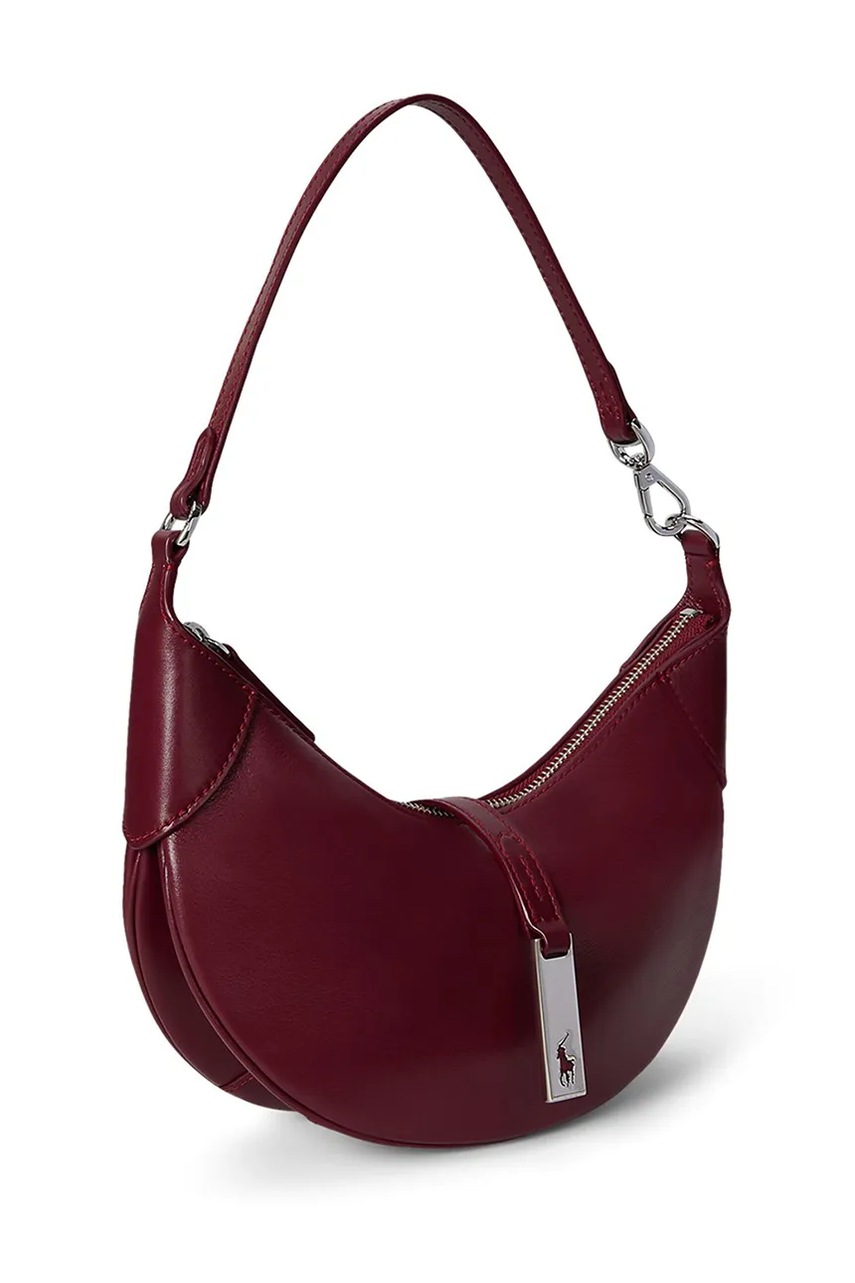 Кожаная сумочка Polo Ralph Lauren цвет чёрный 428871248