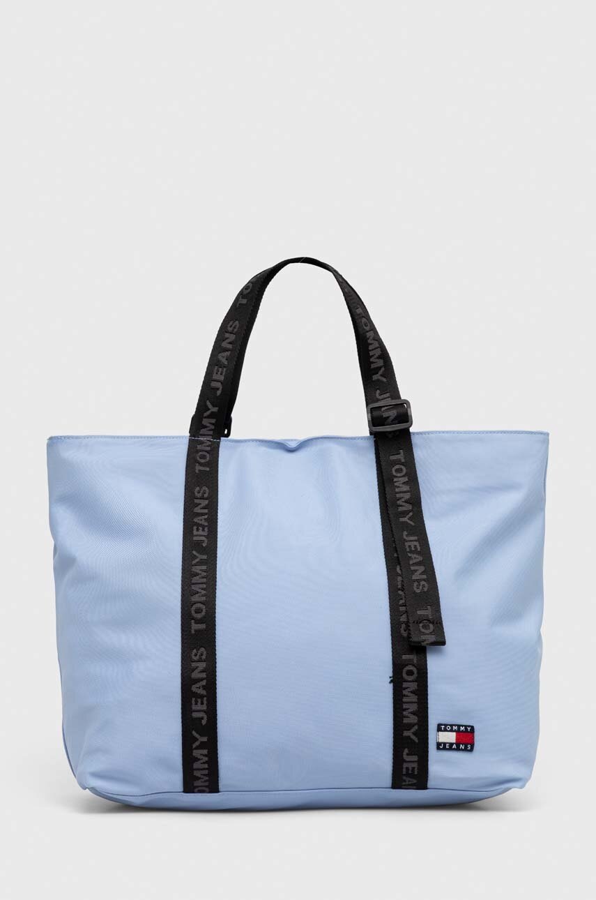 Kabelka Tommy Jeans béžová barva, AW0AW15819