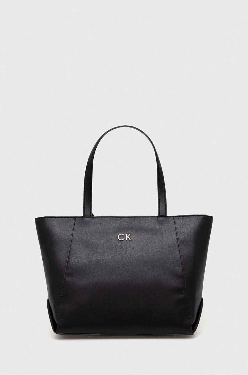 Levně Kabelka Calvin Klein černá barva, K60K611334