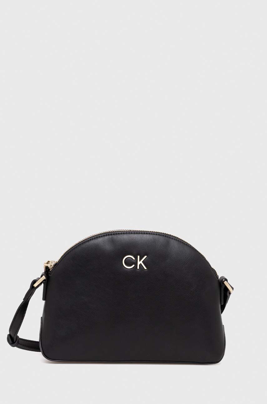 Levně Kabelka Calvin Klein černá barva, K60K611444
