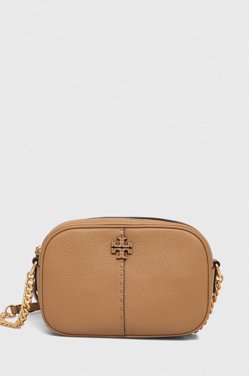 Tory Burch Poseta De Piele Culoarea Bej