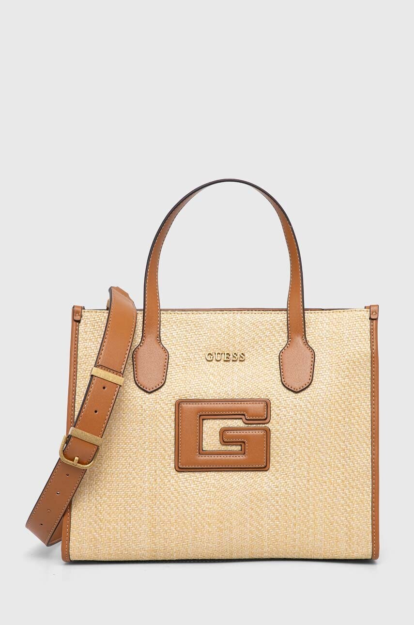 

Чанта Guess в бежово HWWA91 98220, Бежов