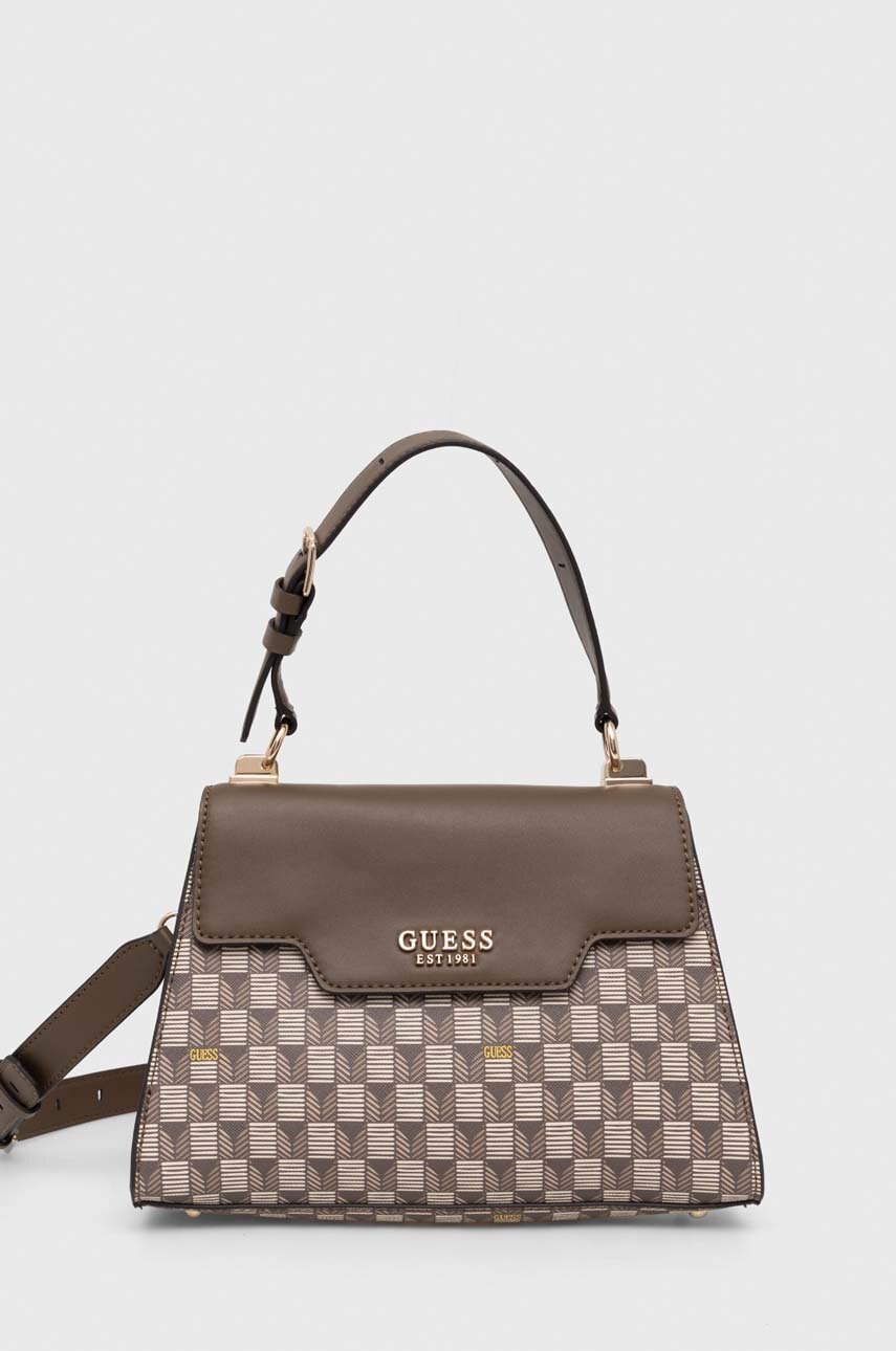 

Чанта Guess HALLIE в тъмносиньо HWJT87 40200, Кафяв