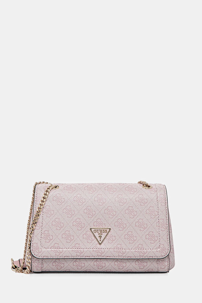 

Чанта Guess в розово, Розов