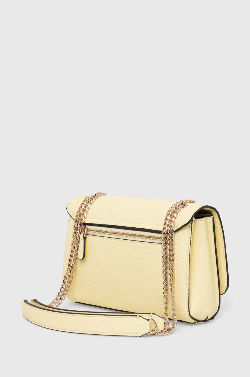 Τσάντα Guess χρώμα: κίτρινο φωτογραφία
