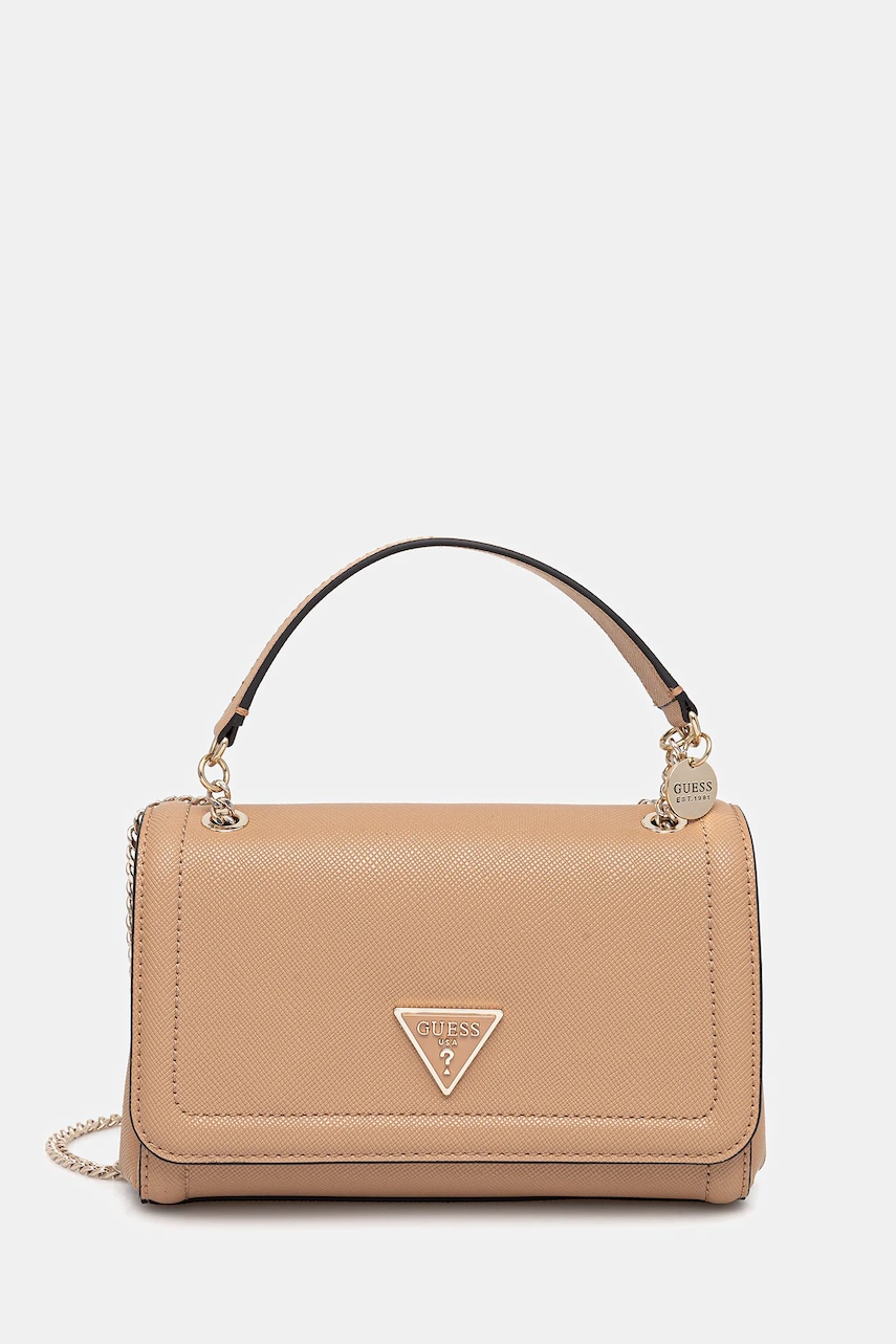 Levně Kabelka Guess NOELLE hnědá barva, HWZG78 79210