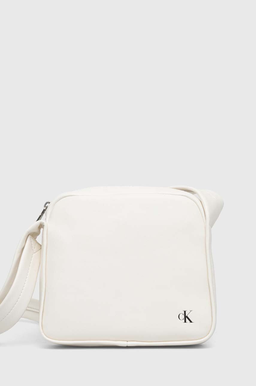 Levně Kabelka Calvin Klein Jeans bílá barva, K60K611468