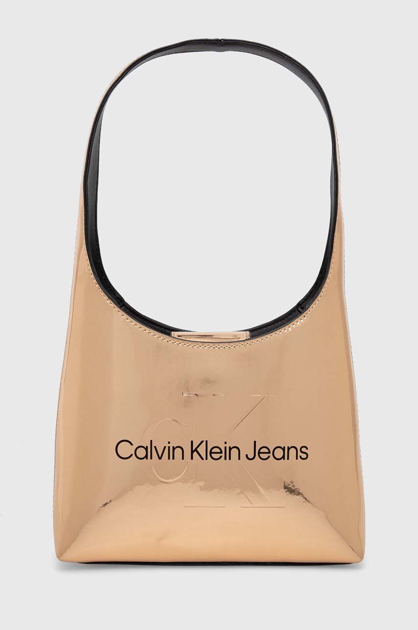 Levně Kabelka Calvin Klein Jeans oranžová barva, K60K611861