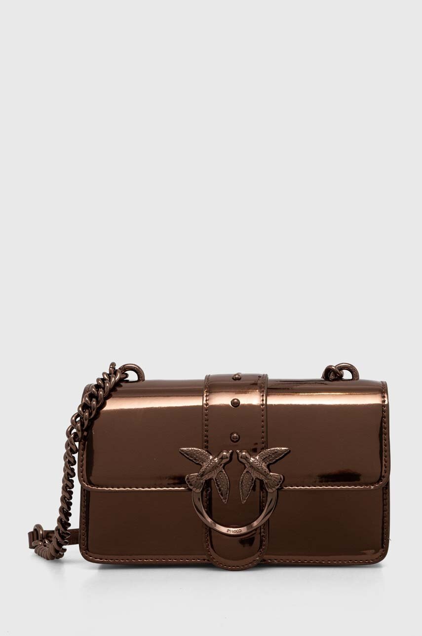 

Кожена чанта Pinko в златисто 100059 A1JD, Злато