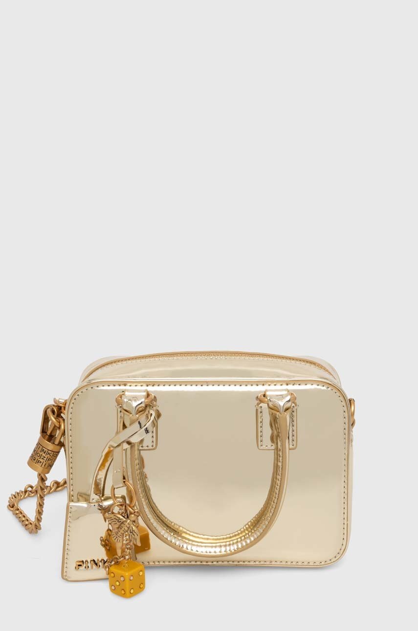 

Кожена чанта Pinko в златисто 102791 A1JD, Злато