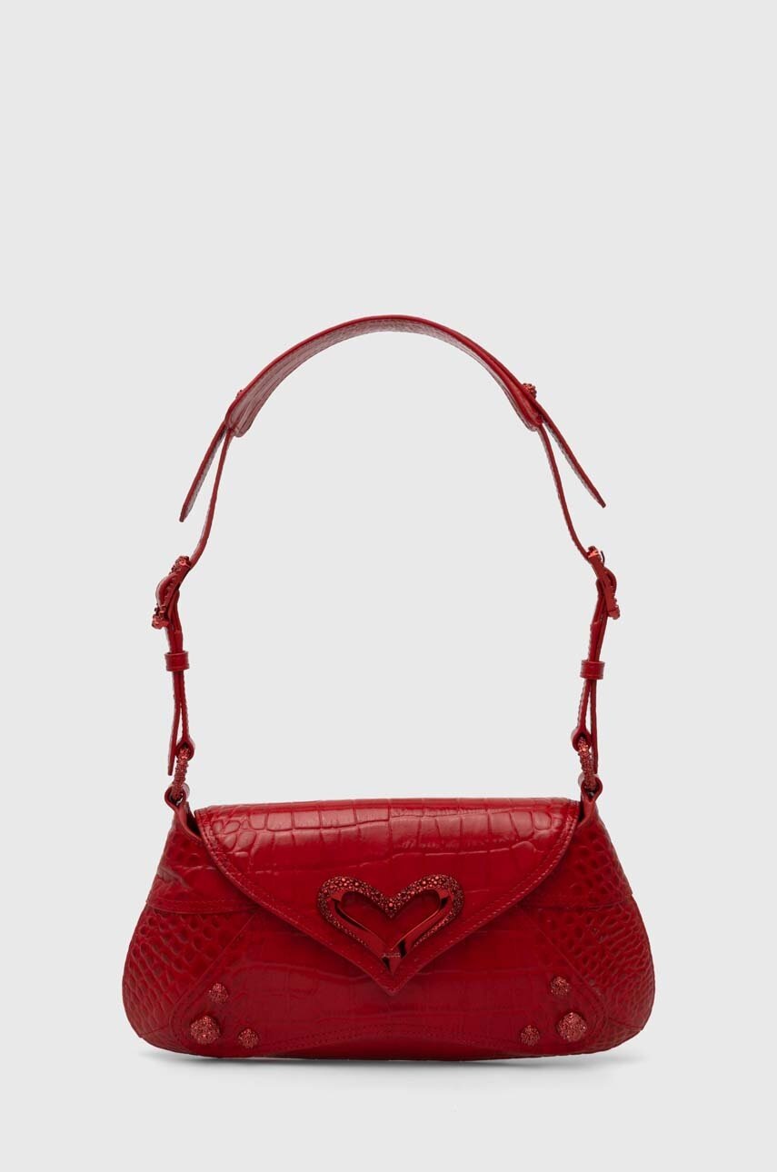 

Кожена чанта Pinko в червено 102829.A1ER, Червен