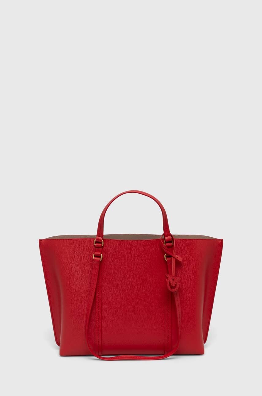 

Кожена чанта Pinko в червено 102832.A1LF, Червен