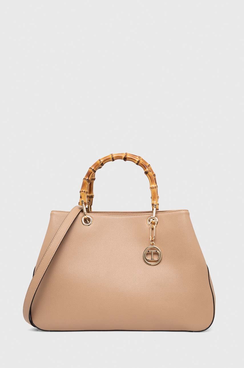 

Чанта Twinset в бежово, Бежов