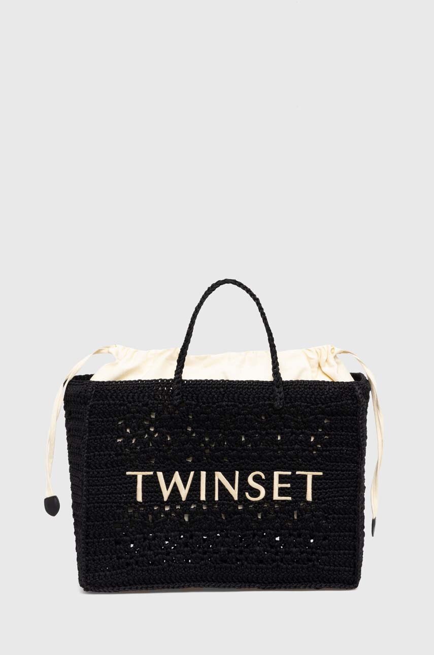 

Чанта Twinset в черно, Черен