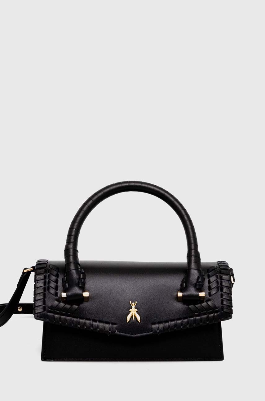 

Кожена чанта Patrizia Pepe в черно 8B0111 L097, Черен