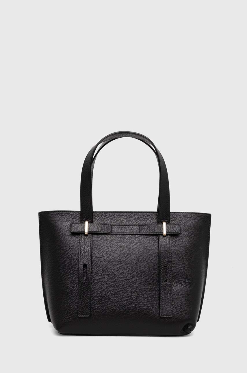 

Кожаная сумочка Furla цвет чёрный