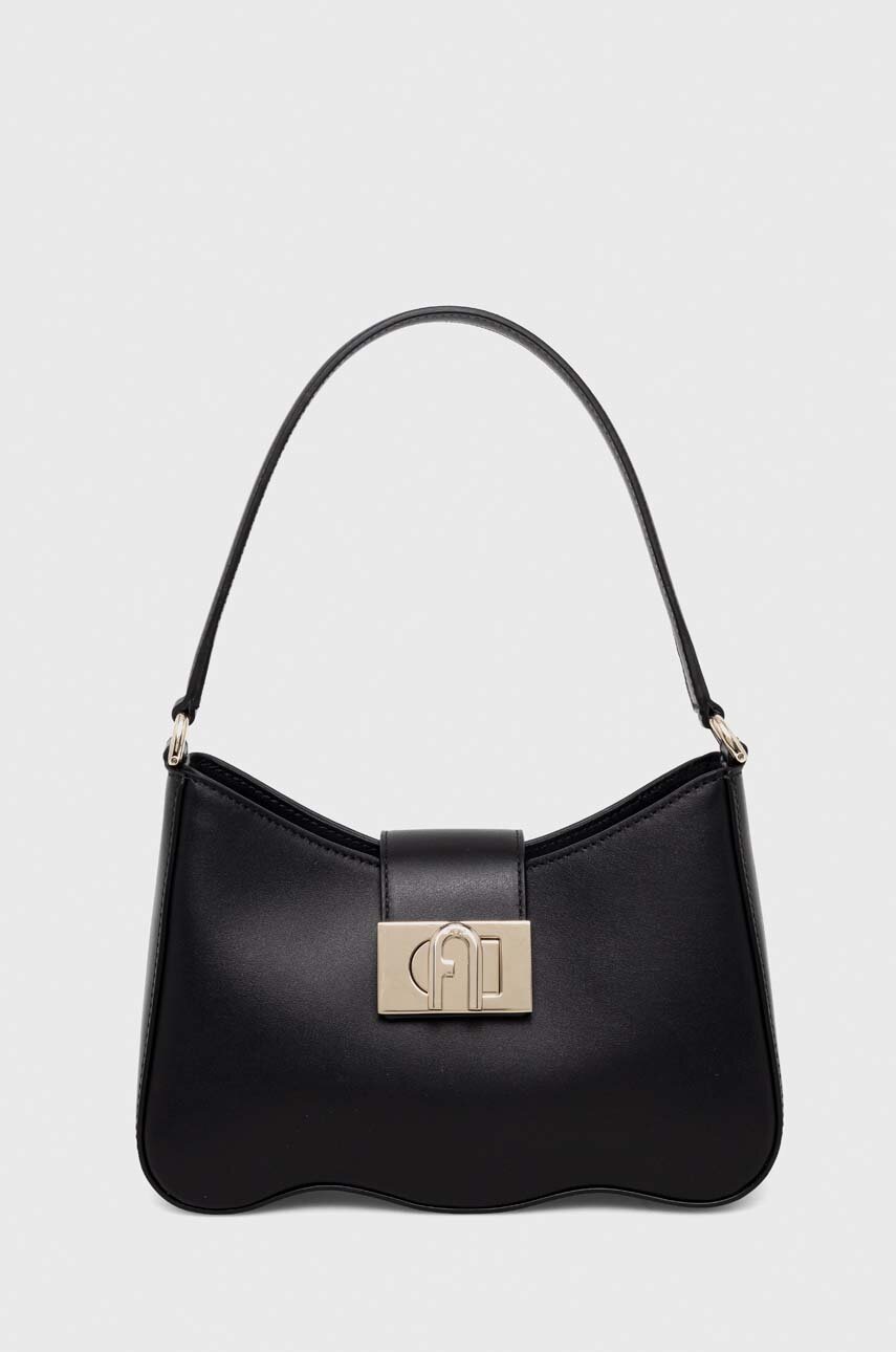 

Шкіряна сумочка Furla 1927 колір чорний