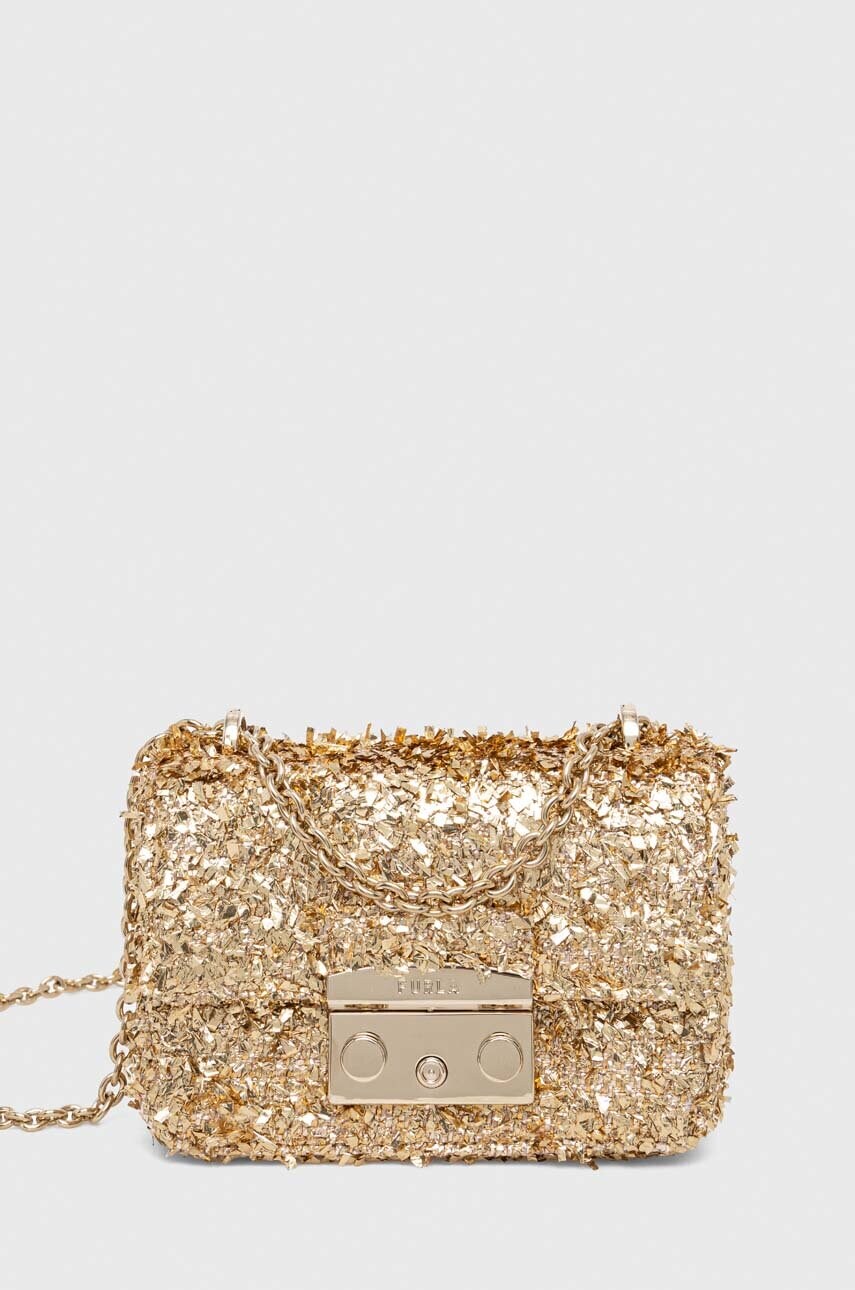 

Сумочка Furla колір золотий