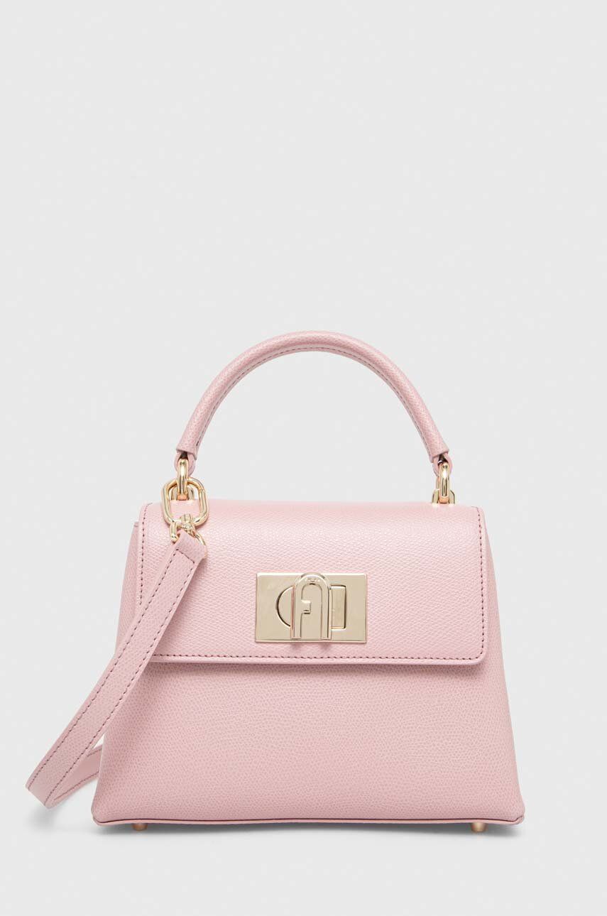 

Кожаная сумочка Furla 1927 цвет розовый