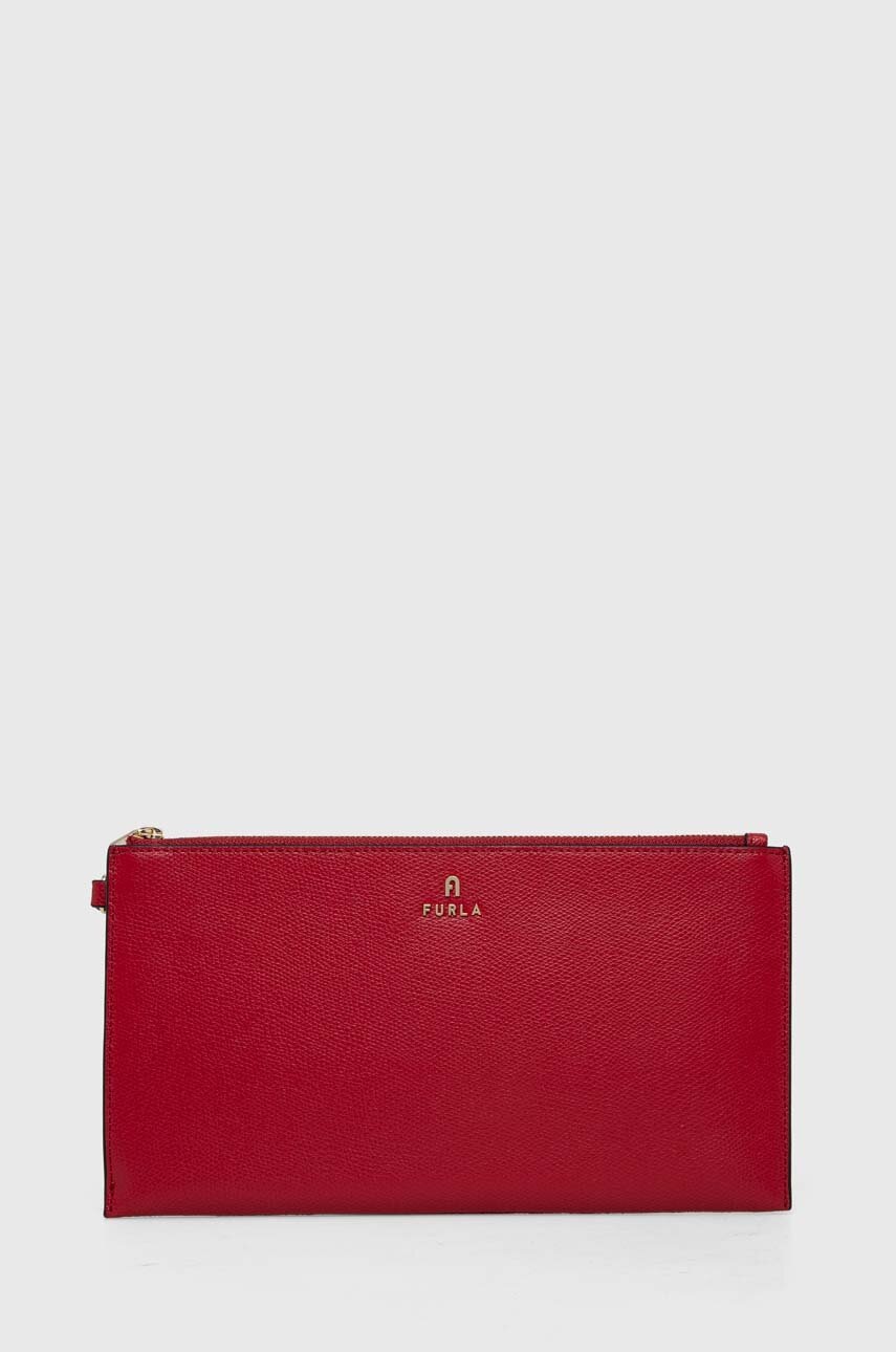

Шкіряна сумка Furla колір червоний