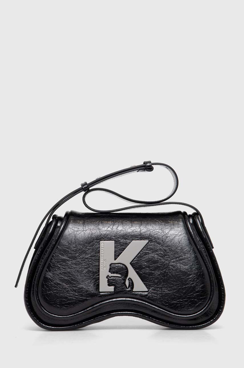 Karl Lagerfeld Jeans poseta culoarea negru