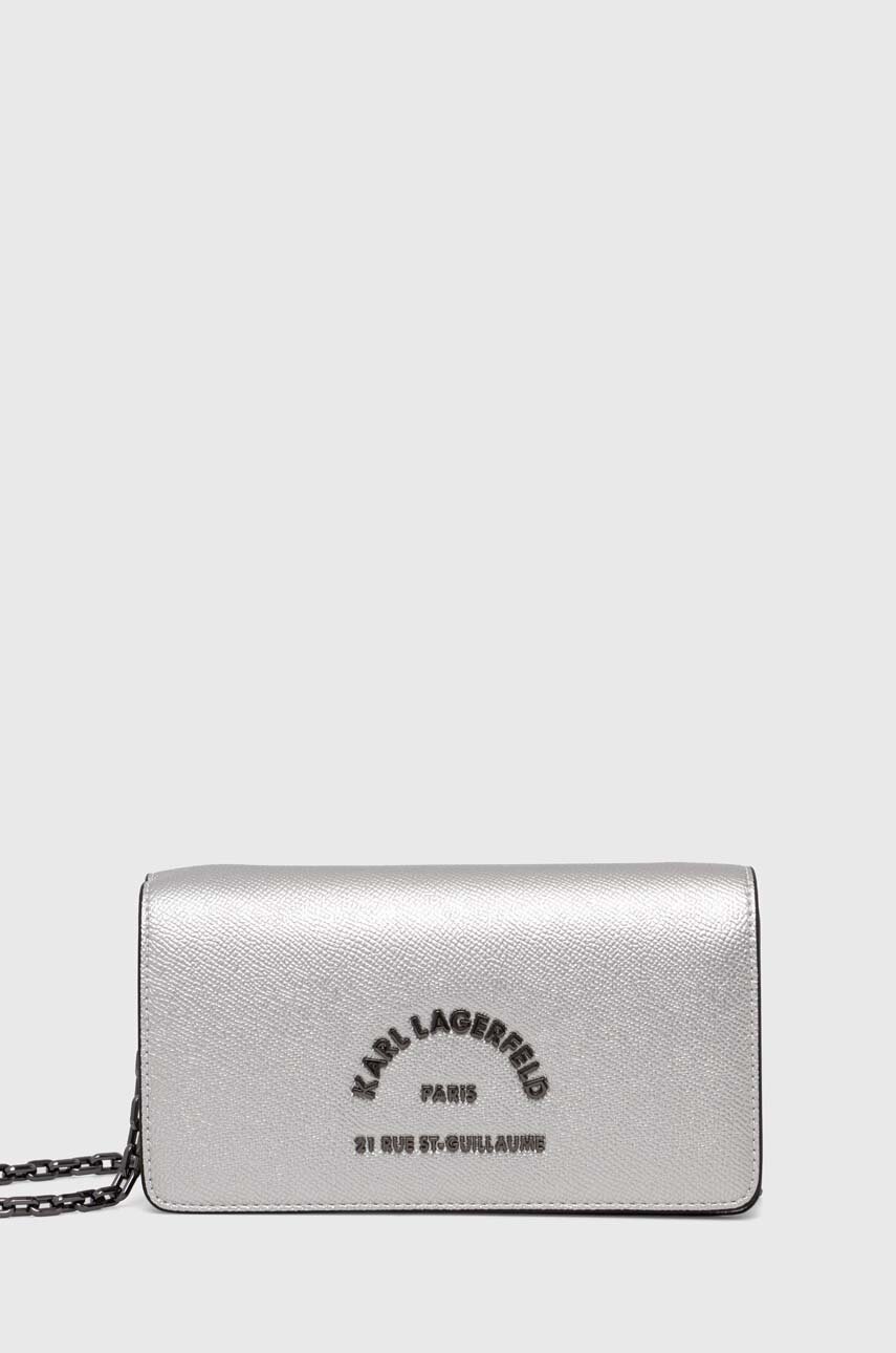 

Сумочка Karl Lagerfeld цвет серебрянный