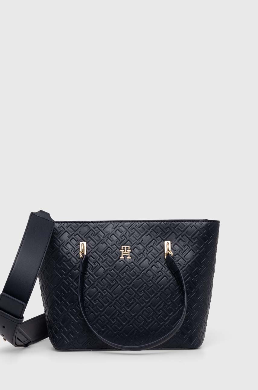 

Чанта Tommy Hilfiger в тъмносиньо AW0AW16002, Тъмносин