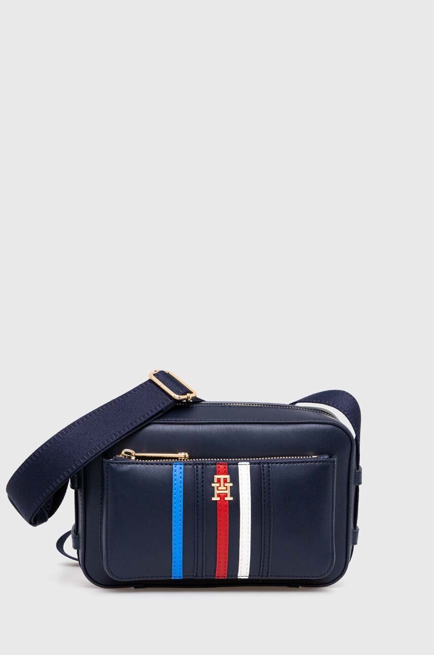 

Чанта Tommy Hilfiger в тъмносиньо AW0AW16106, Тъмносин