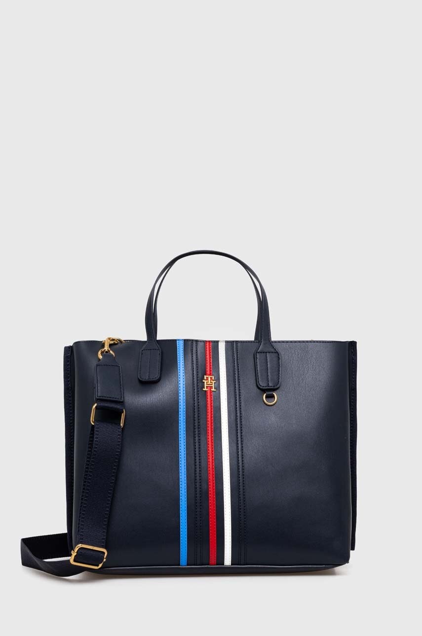 

Чанта Tommy Hilfiger в тъмносиньо AW0AW16409, Тъмносин