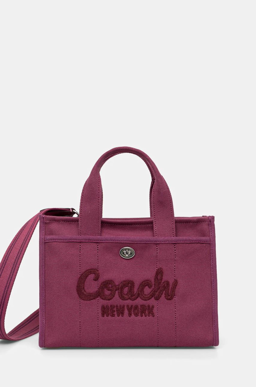 Coach poseta culoarea violet