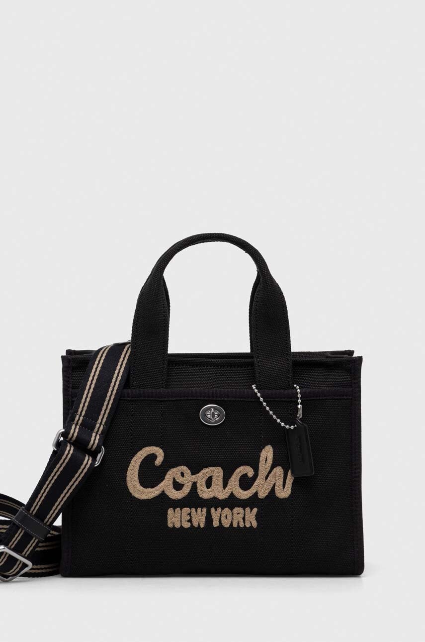 Coach poseta culoarea negru - 0 | YEO