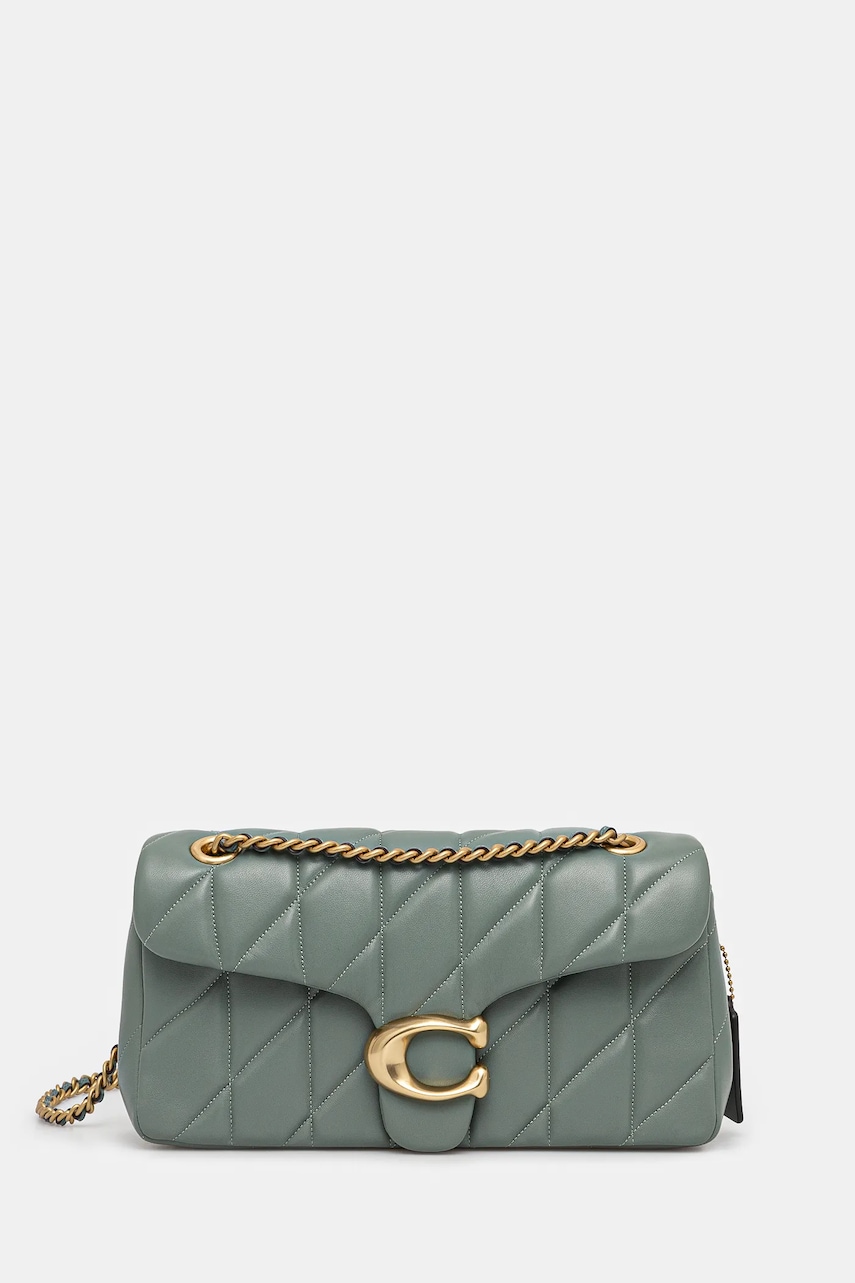 Coach poseta de piele Tabby culoarea negru, CP150 Coach poseta de piele Tabby culoarea negru, CP150