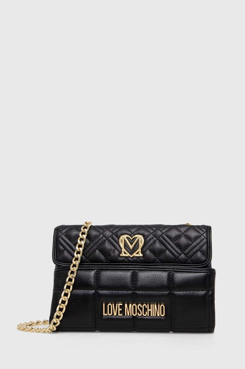 Love Moschino poseta culoarea negru