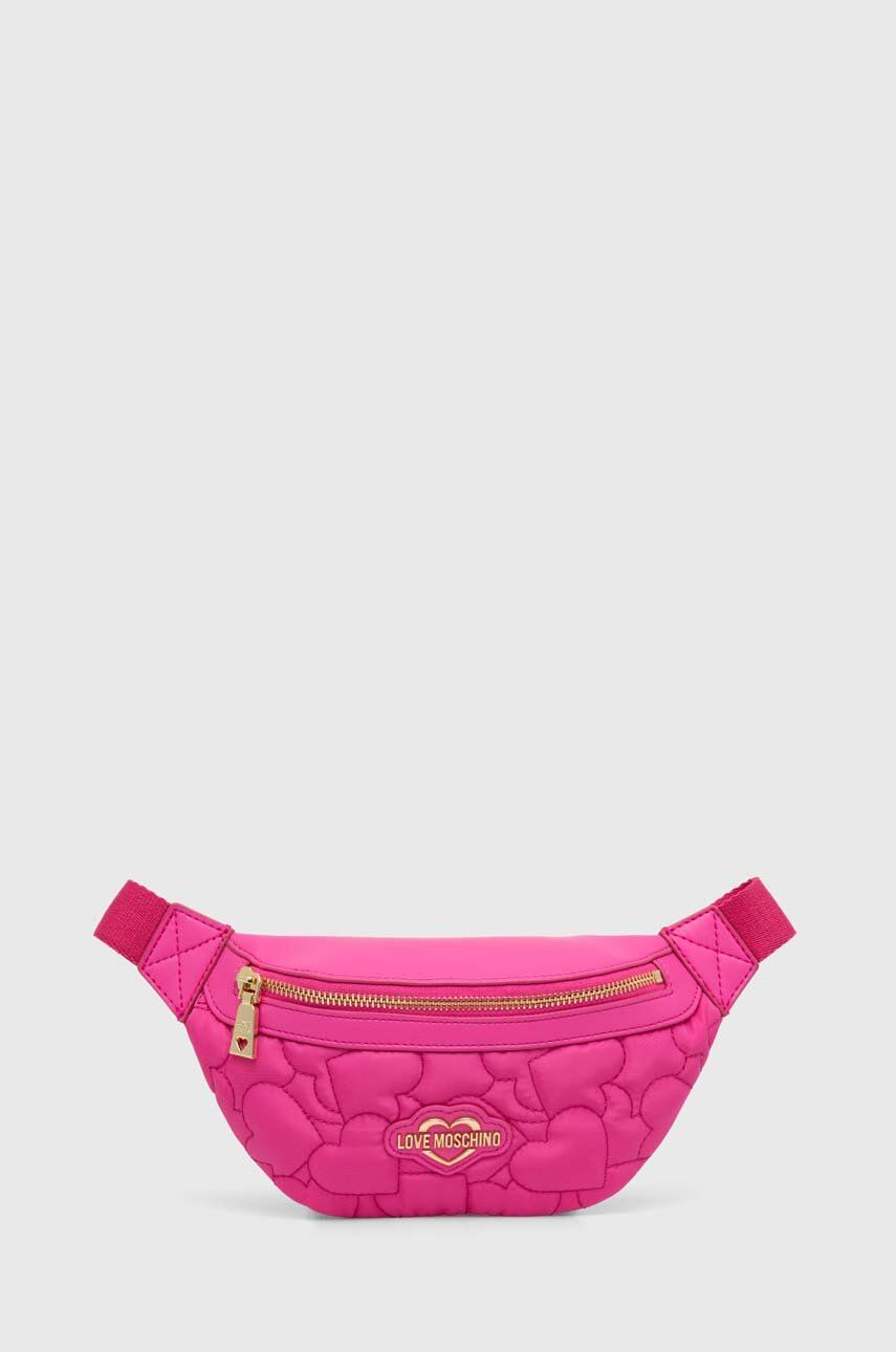 E-shop Ledvinka Love Moschino růžová barva