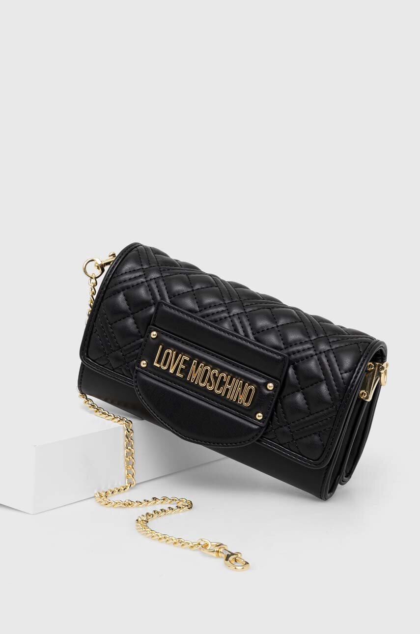 Love Moschino poseta culoarea negru