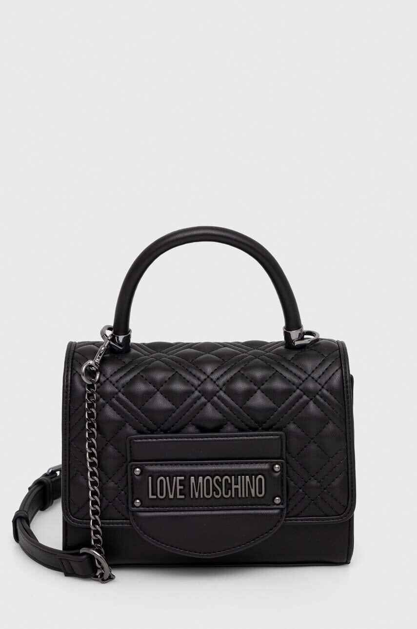 Love Moschino poseta culoarea negru