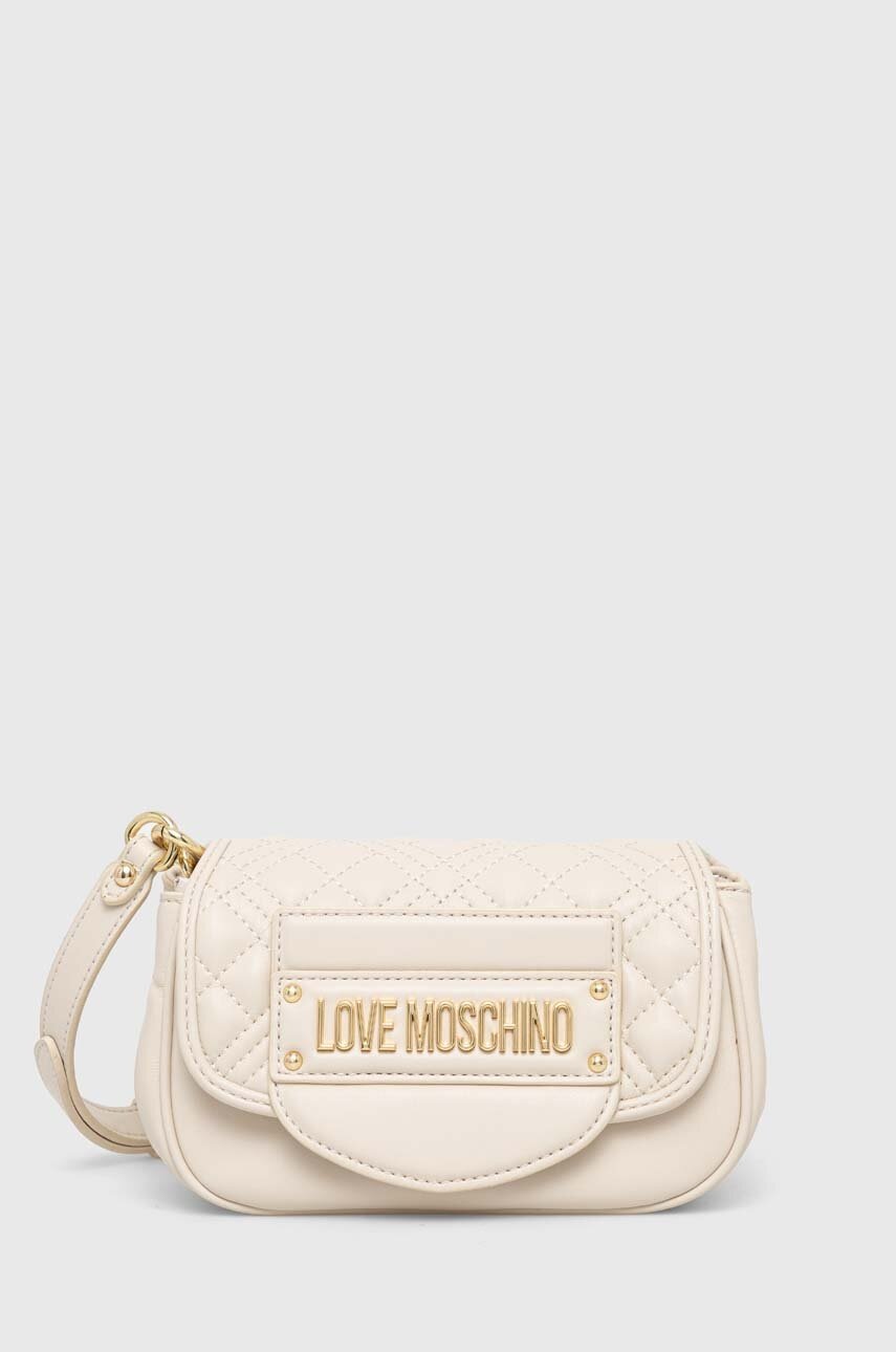 Love Moschino poseta culoarea bej