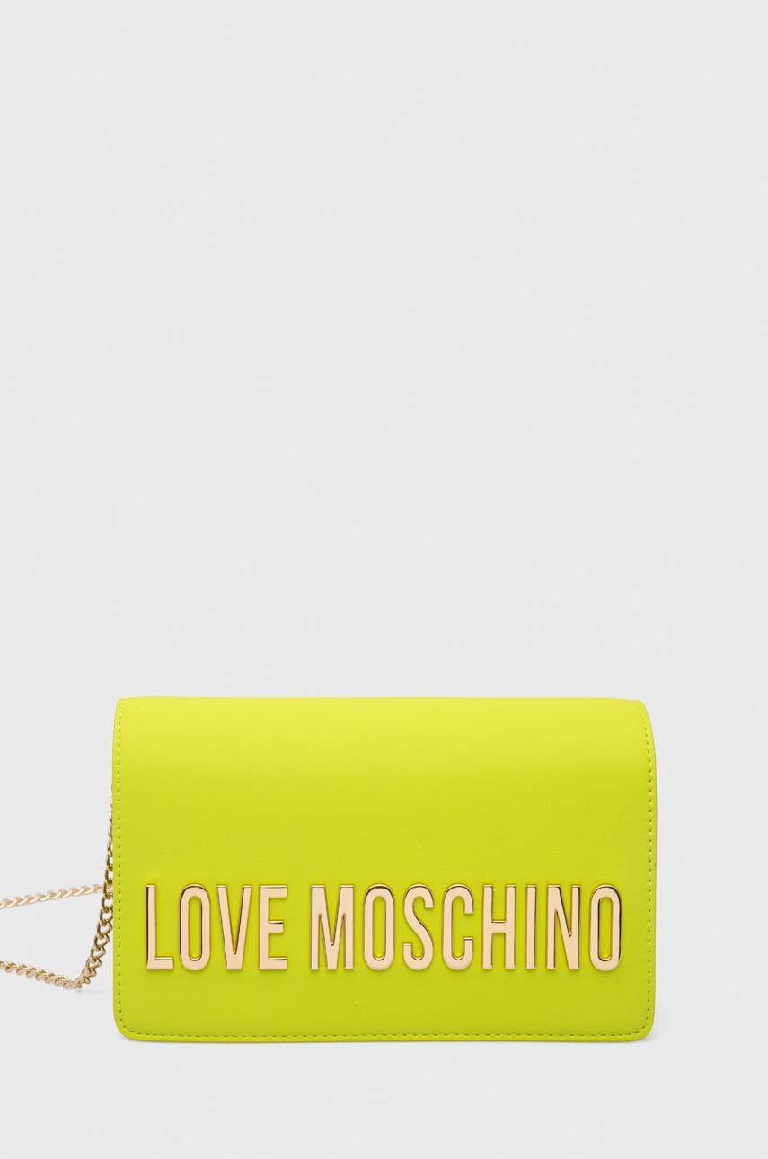 Love Moschino poseta culoarea verde