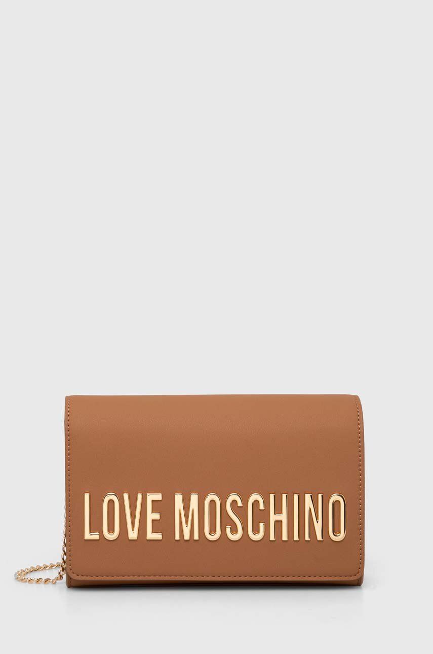 Love Moschino poseta culoarea maro