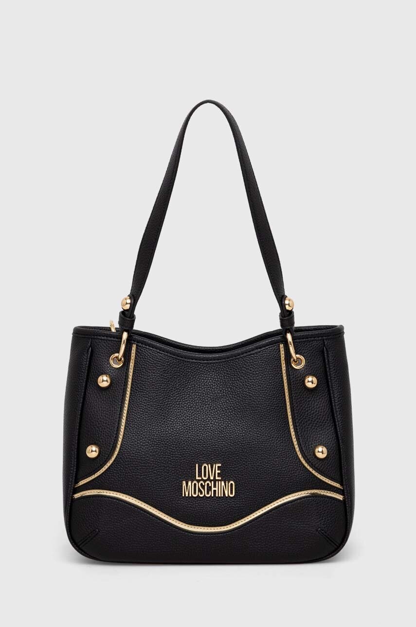 

Чанта Love Moschino в черно, Черен
