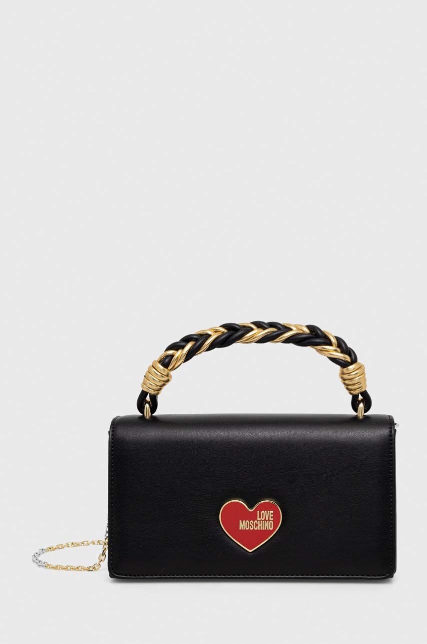 Love Moschino poseta culoarea negru