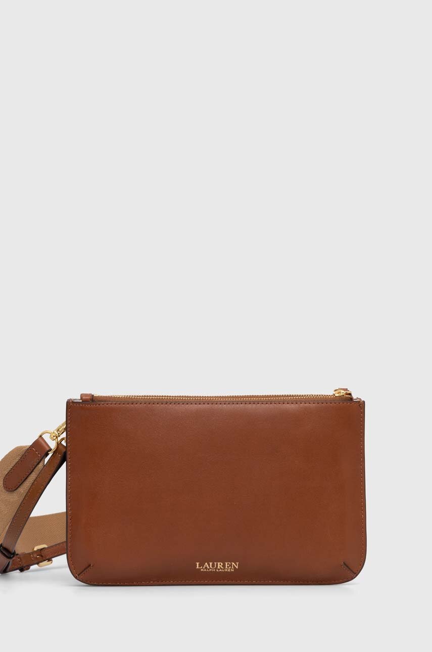 

Кожена чанта Lauren Ralph Lauren в бежово 431920066, Бежов