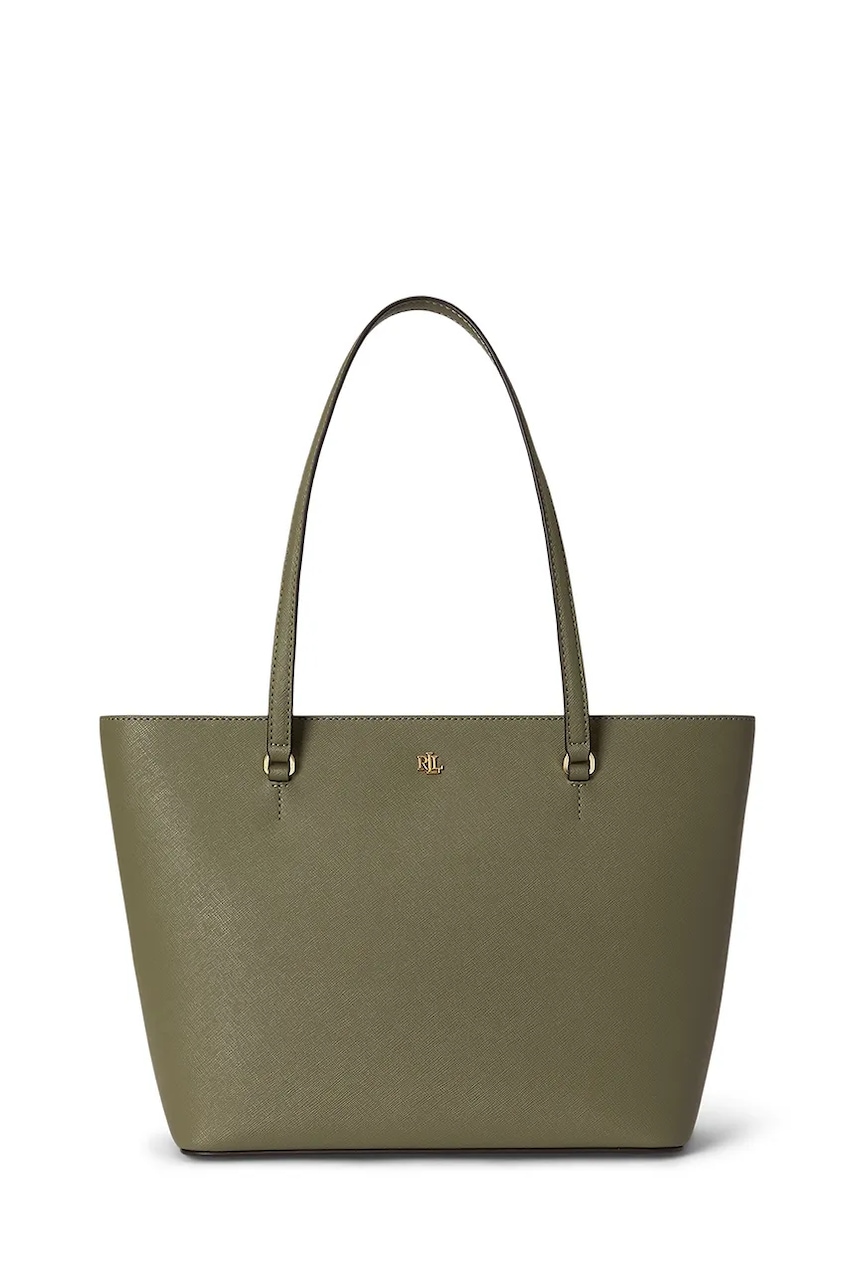Lauren Ralph Lauren geantă shopper pentru femei, din piele