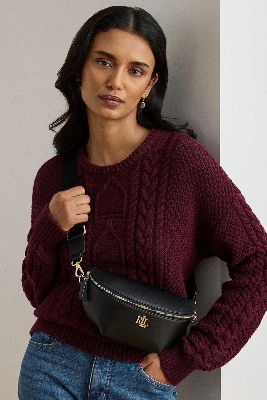 Lauren Ralph Lauren Lauren Ralph Lauren Δερμάτινη τσάντα Lauren Ralph Lauren - 6