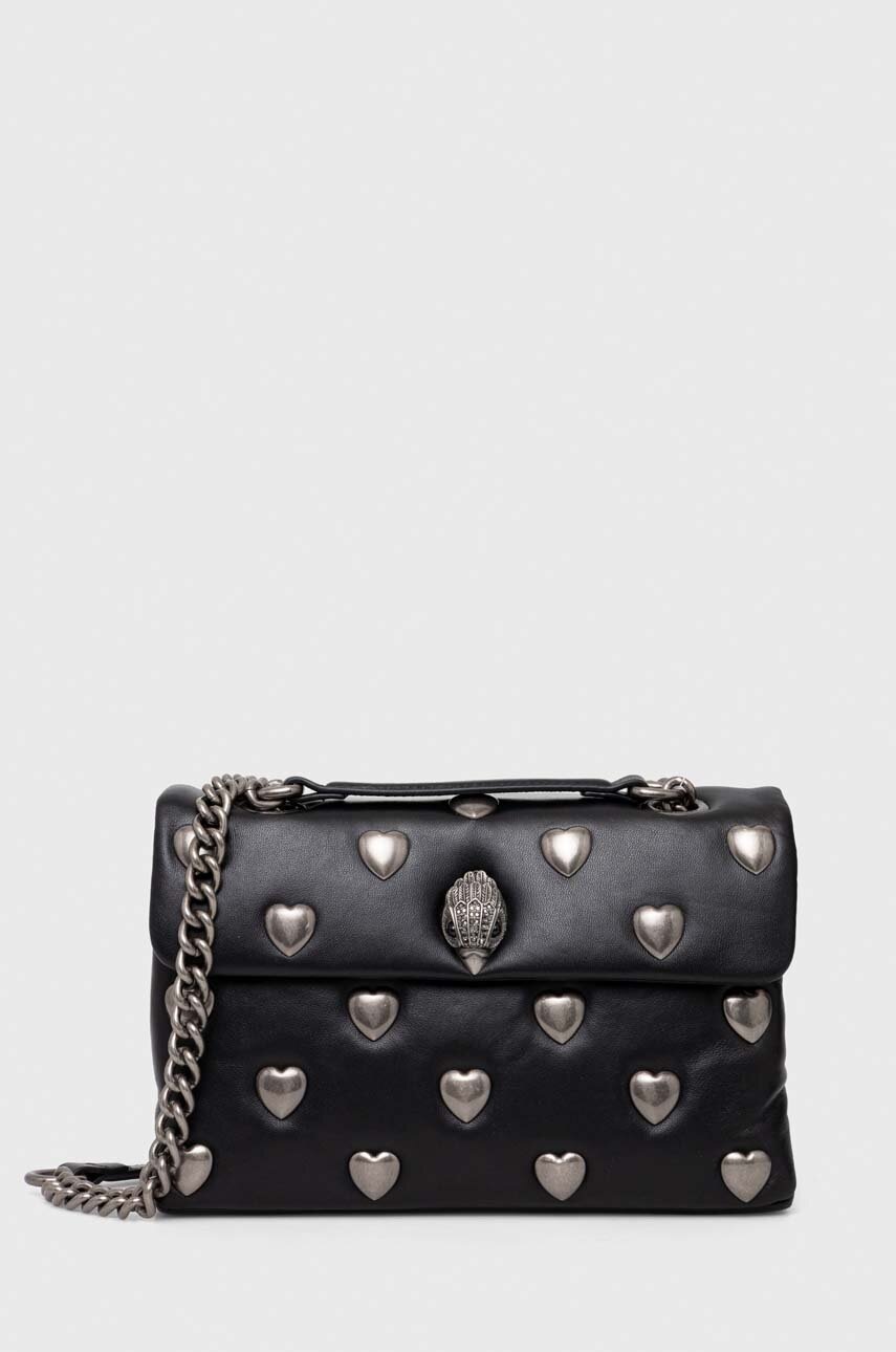 

Шкіряна сумочка Kurt Geiger London колір чорний