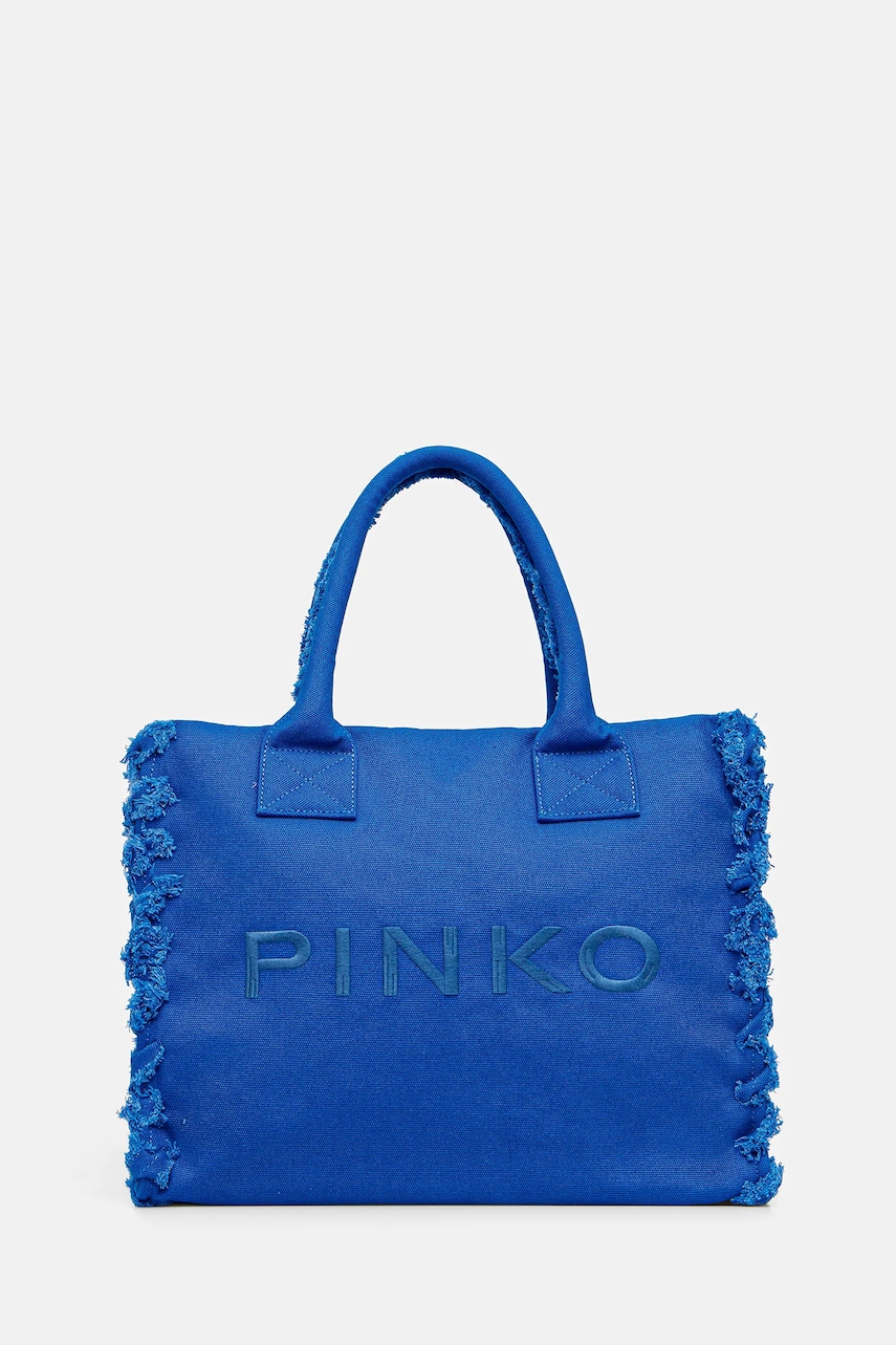 

Памучна чанта Pinko в розово 100782 A1WQ, Виолетов